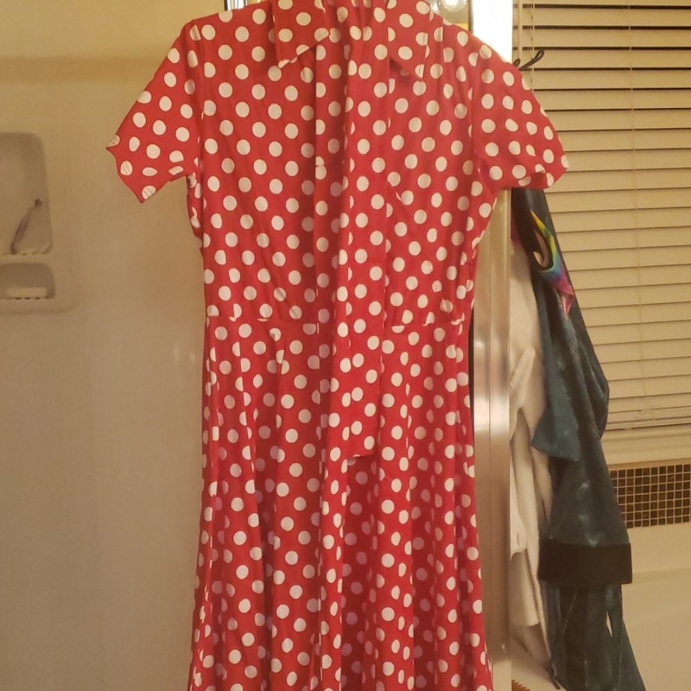 50s style dress.